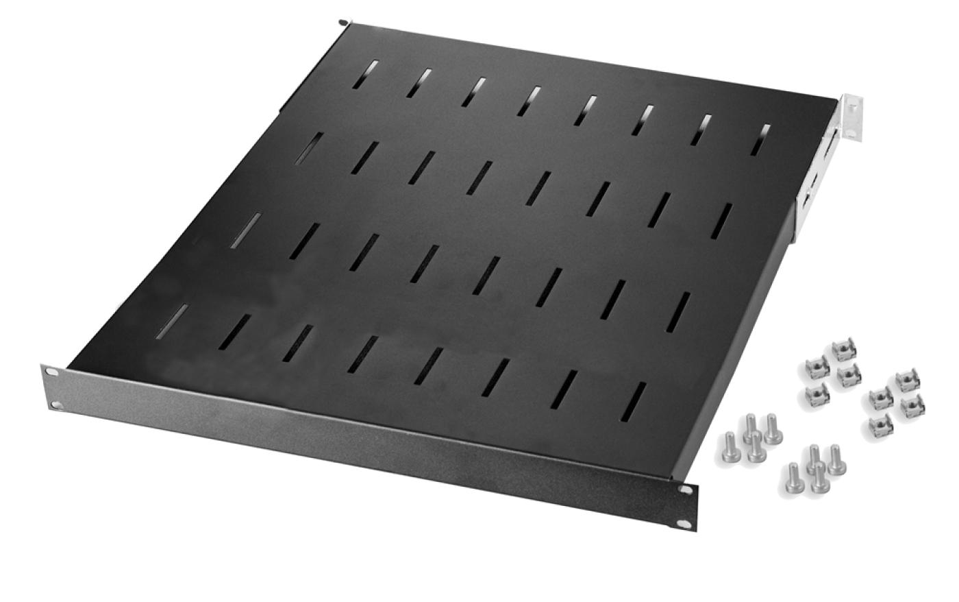 19" 1U Sabit Raf 500mm Siyah — 1
