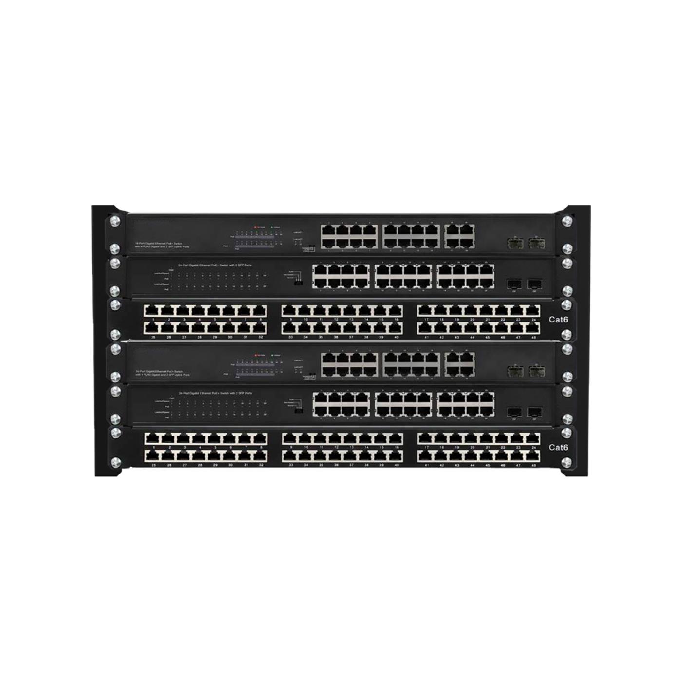 7U 19" Duvar Tipi Open Rack Kabinet — 3