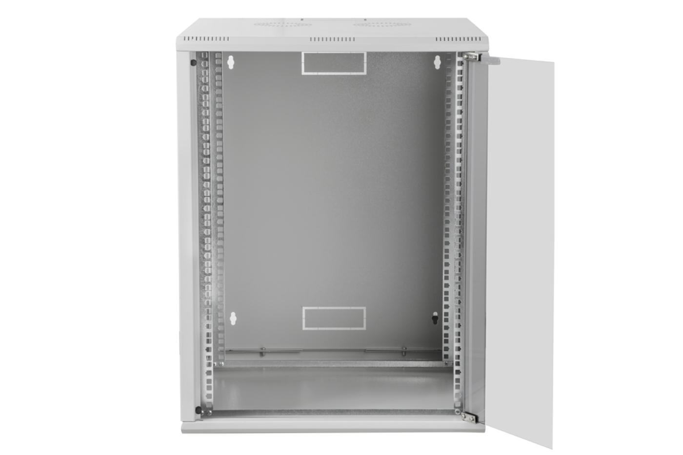 15U 19" 600mm Duvar Tipi Rack Kabinet Beyaz — 3
