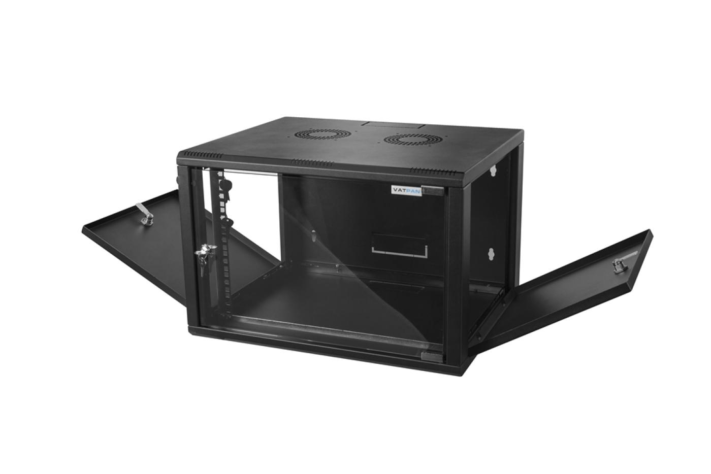 7U 19" 450mm Duvar Tipi Rack Kabinet — 2