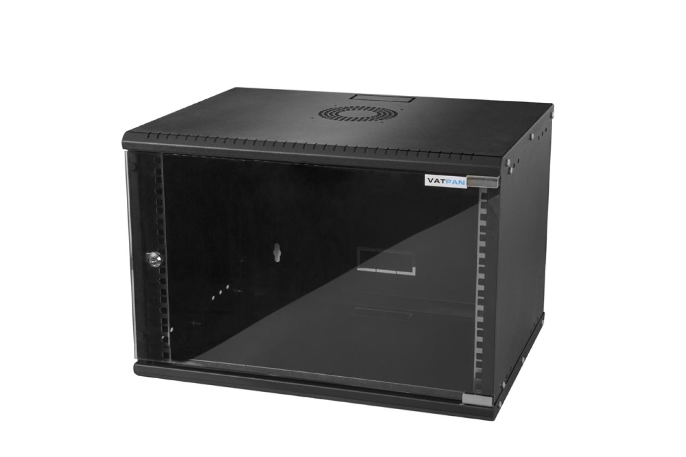 9U 19" 400mm Duvar Tipi Rack Kabinet — 1