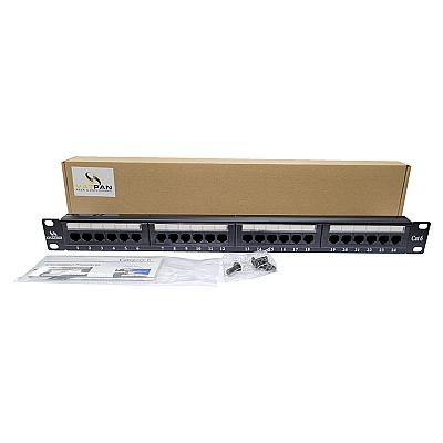 19" 24 Port Cat6 Patch Panel Dolu — 1