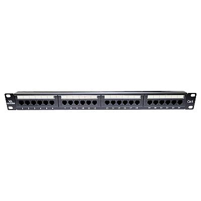 19" 24 Port Cat6 Patch Panel Dolu — 3