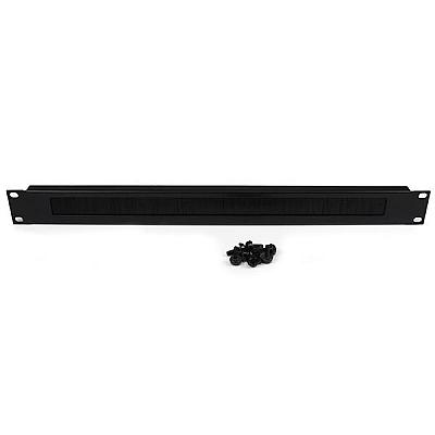 19" 1U Yatay Kablo Düzenleyici Fırçalı Organizer — 1