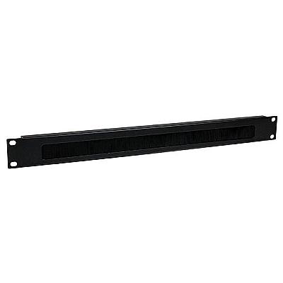 19" 1U Yatay Kablo Düzenleyici Fırçalı Organizer — 2
