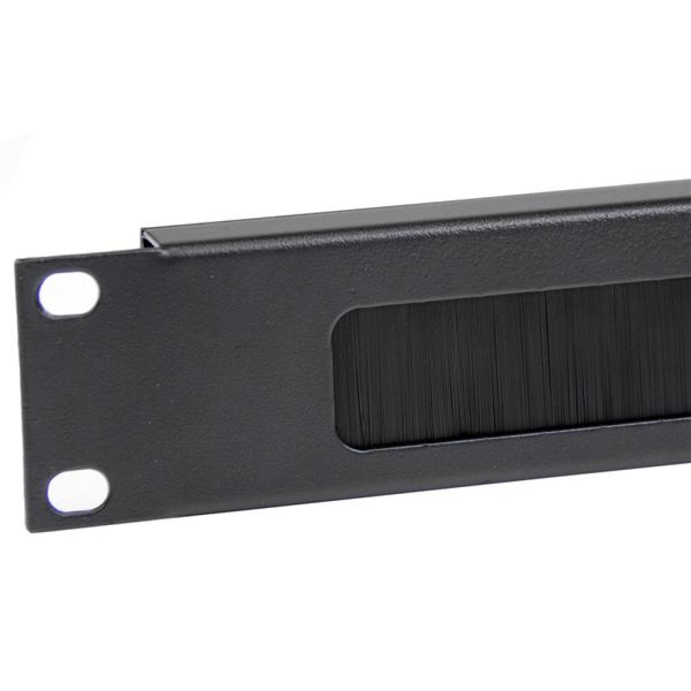 19" 1U Yatay Kablo Düzenleyici Fırçalı Organizer — 3