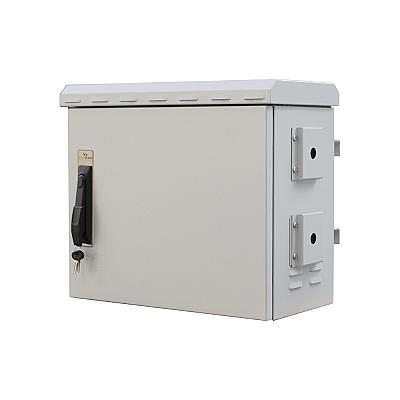7U 19" 250mm Outdoor Mobese Direk Tipi Rack Kabinet Çift Cidarlı — 1