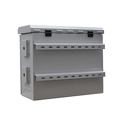 7U 19" 250mm Outdoor Mobese Direk Tipi Rack Kabinet Çift Cidarlı — 4