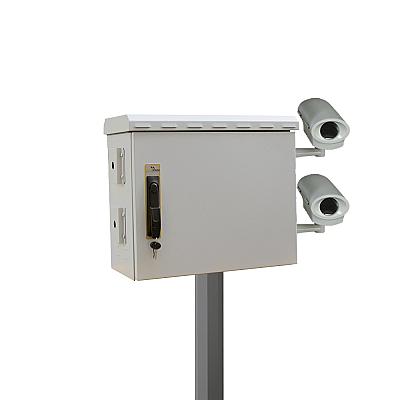 12U 19" 300mm Outdoor Mobese Direk Tipi Rack Kabinet Çift Cidarlı — 6
