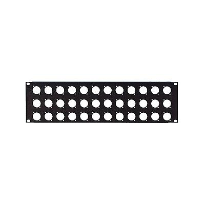 19" 1U 12 Port XLR Patch Panel — 2