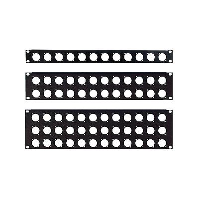 19" 2U 24 Port XLR Patch Panel — 2