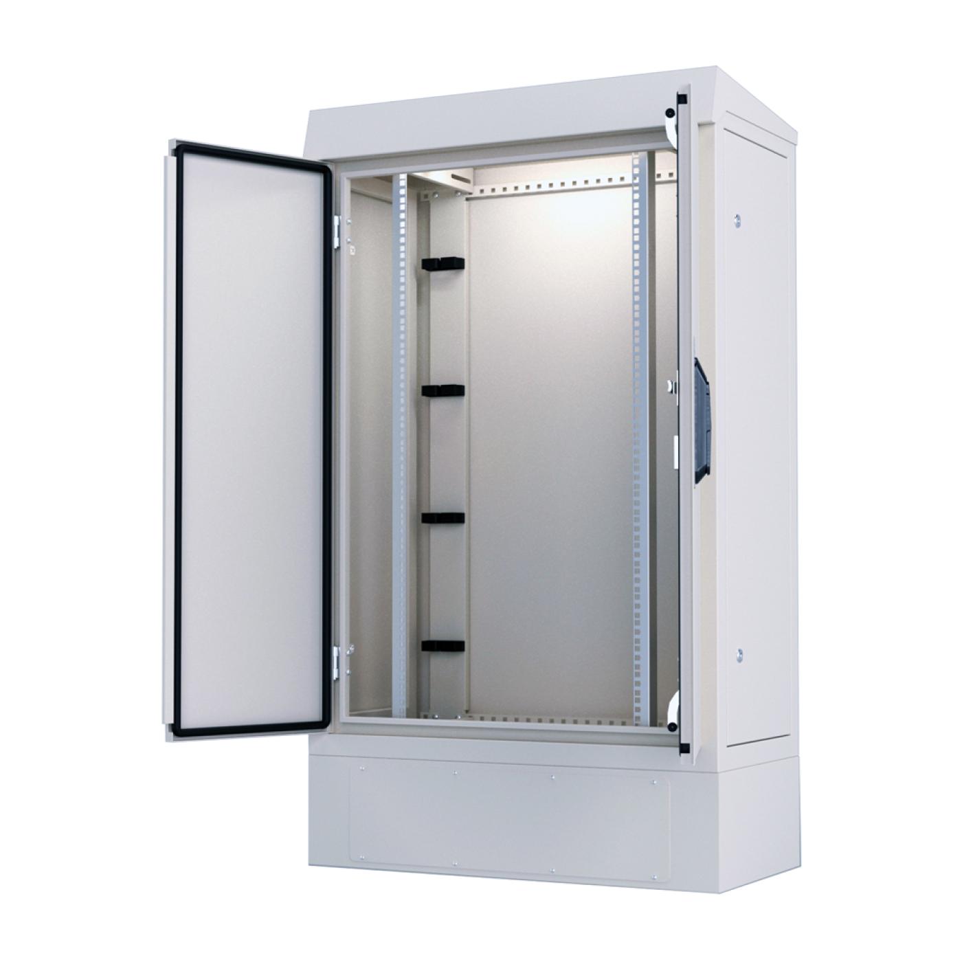 22U 19" 400mm Outdoor Fiber Optic Rack Kabinet — 2