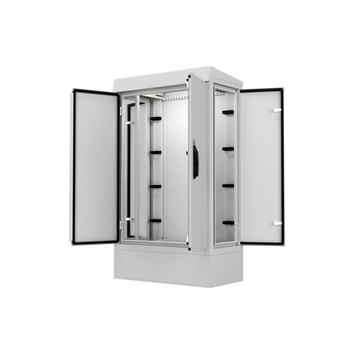 22U 19" 400mm Outdoor Fiber Optic Rack Kabinet — 5