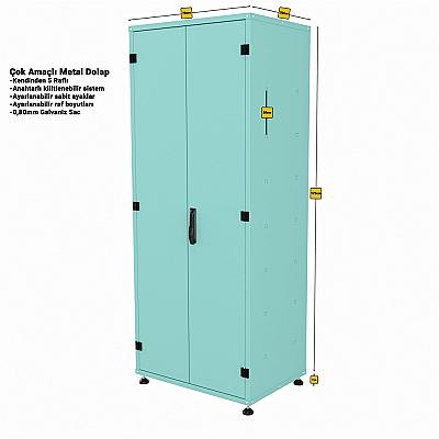 Dikili Tip Çok Amaçlı Dolap RAL 6027 — 3