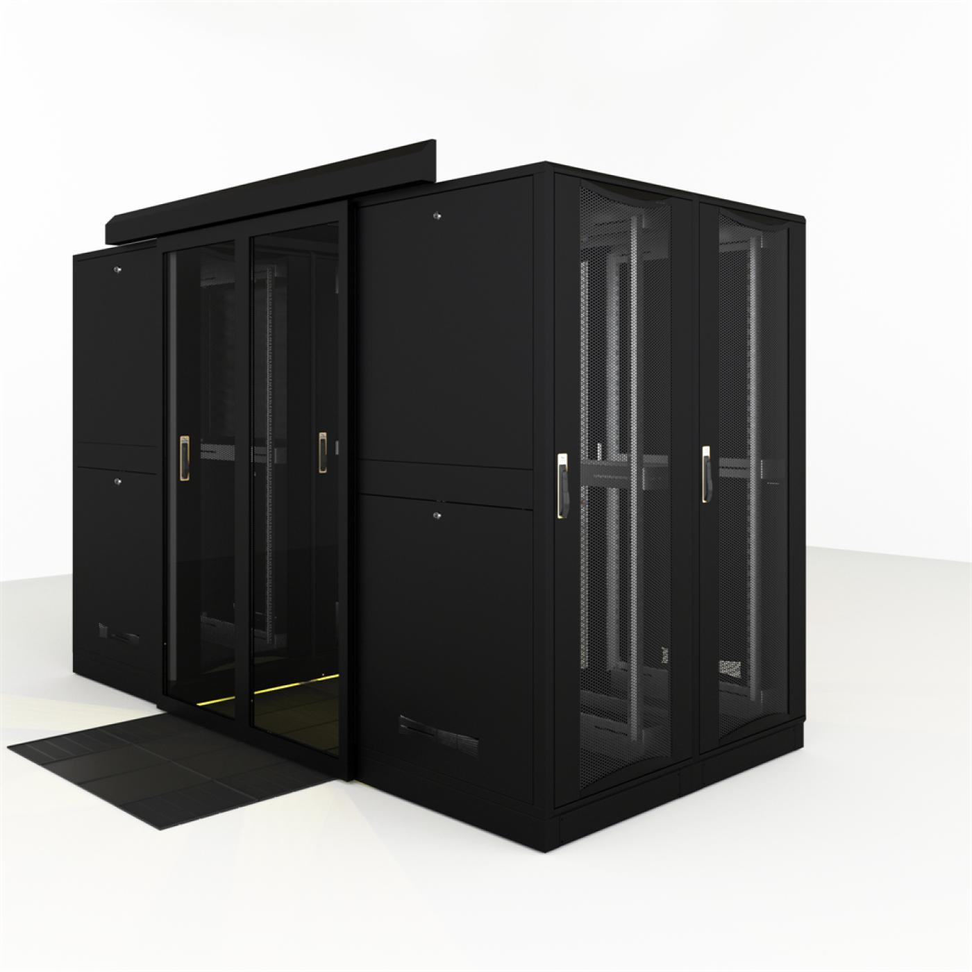 42U 19" 800x1000mm 4 lü Full Set Veri Merkezi Kabini — 1