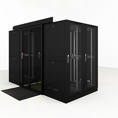 42U 19" 800x1000mm 4 lü Full Set Veri Merkezi Kabini — 1