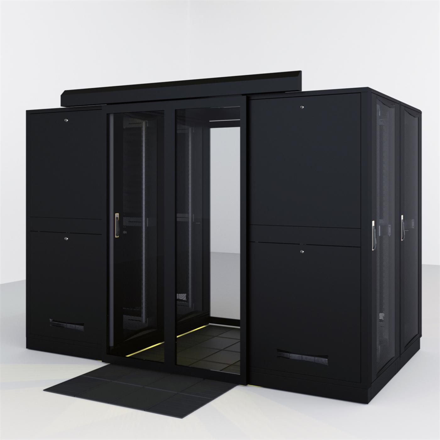 42U 19" 800x1000mm 4 lü Full Set Veri Merkezi Kabini — 2