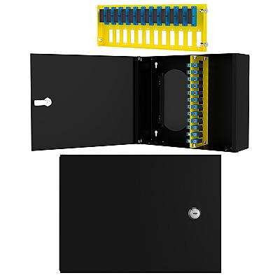 Duvar Tipi 12 Port SC Duplex Fiber Optik Kutu Dolu Set — 1