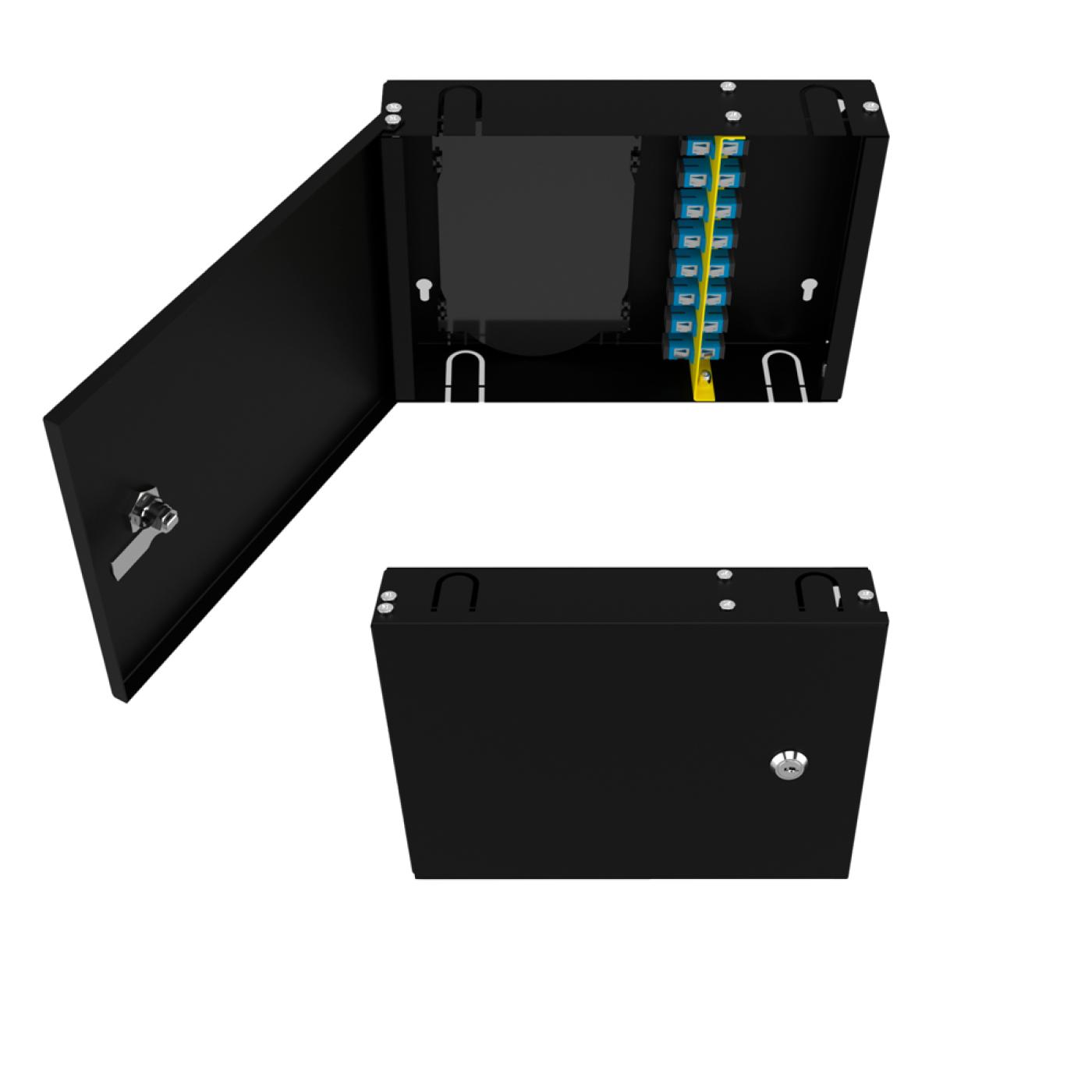 Duvar Tipi 8 Port SC Simplex Fiber Optik Kutu Dolu Set — 3