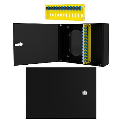 Duvar Tipi 12 Port SC Simplex Fiber Optik Kutu Dolu Set — 1