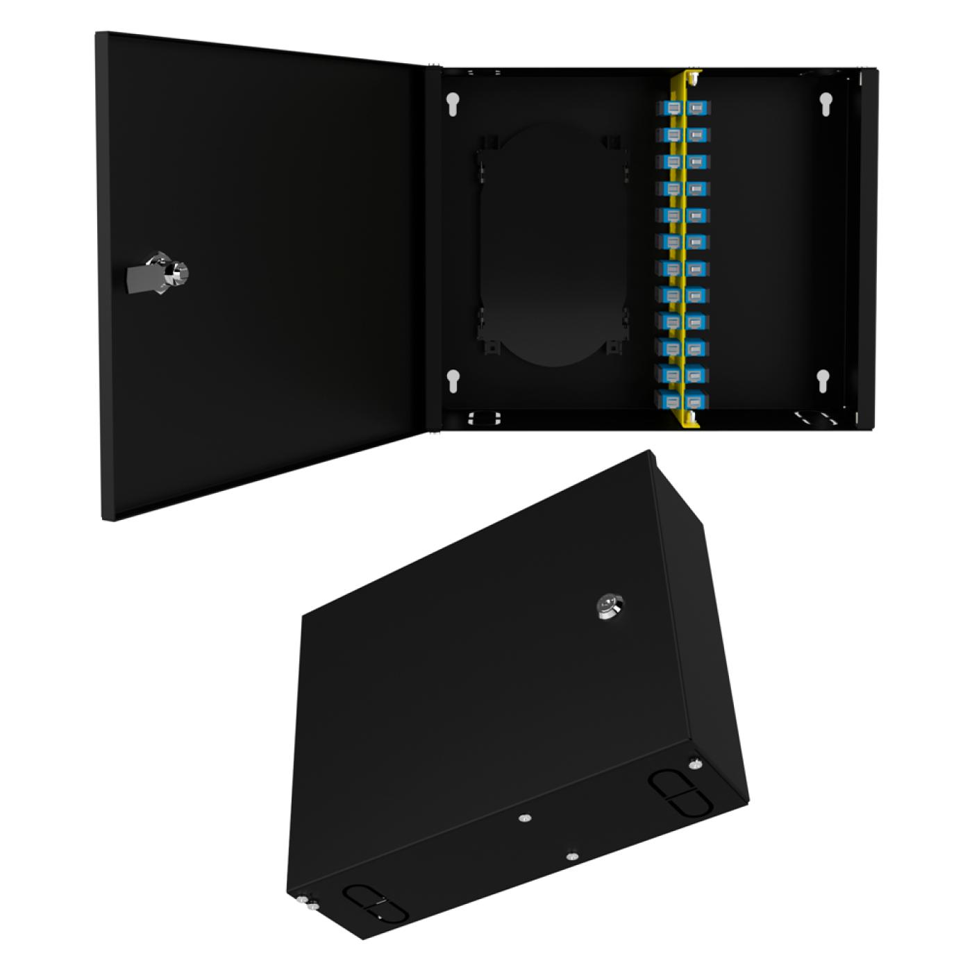 Duvar Tipi 12 Port SC Simplex Fiber Optik Kutu Dolu Set — 2