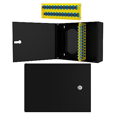 Duvar Tipi 24 Port SC Simplex Fiber Optik Kutu Dolu Set — 1