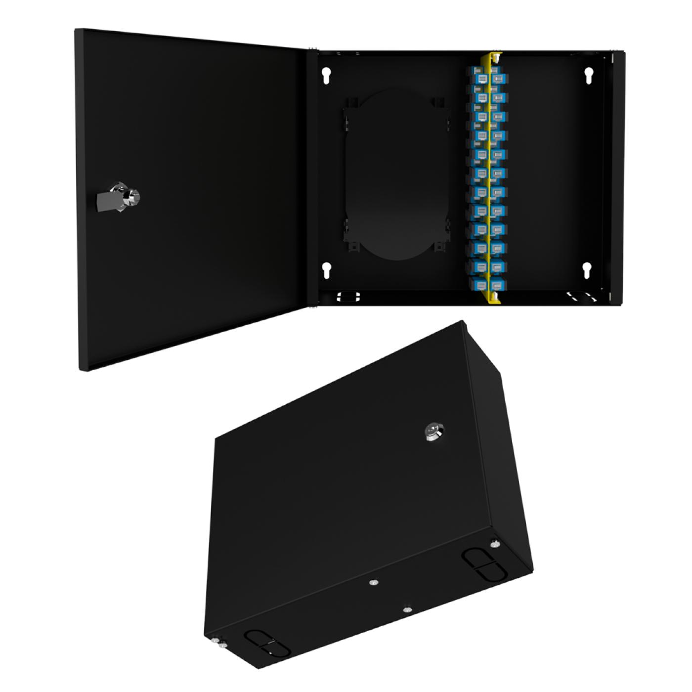 Duvar Tipi 24 Port SC Simplex Fiber Optik Kutu Dolu Set — 2