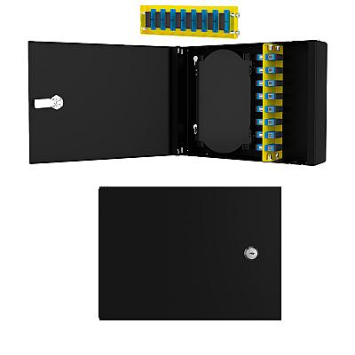 Duvar Tipi 8 Port LC Duplex Fiber Optik Kutu Dolu Set — 1