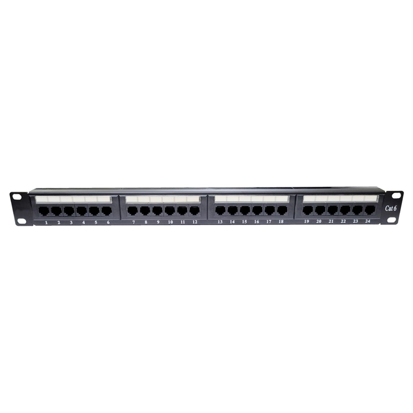 19" 24 Port Cat6 Patch Panel Dolu — 4