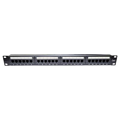 19" 24 Port Cat6 Patch Panel Dolu — 4