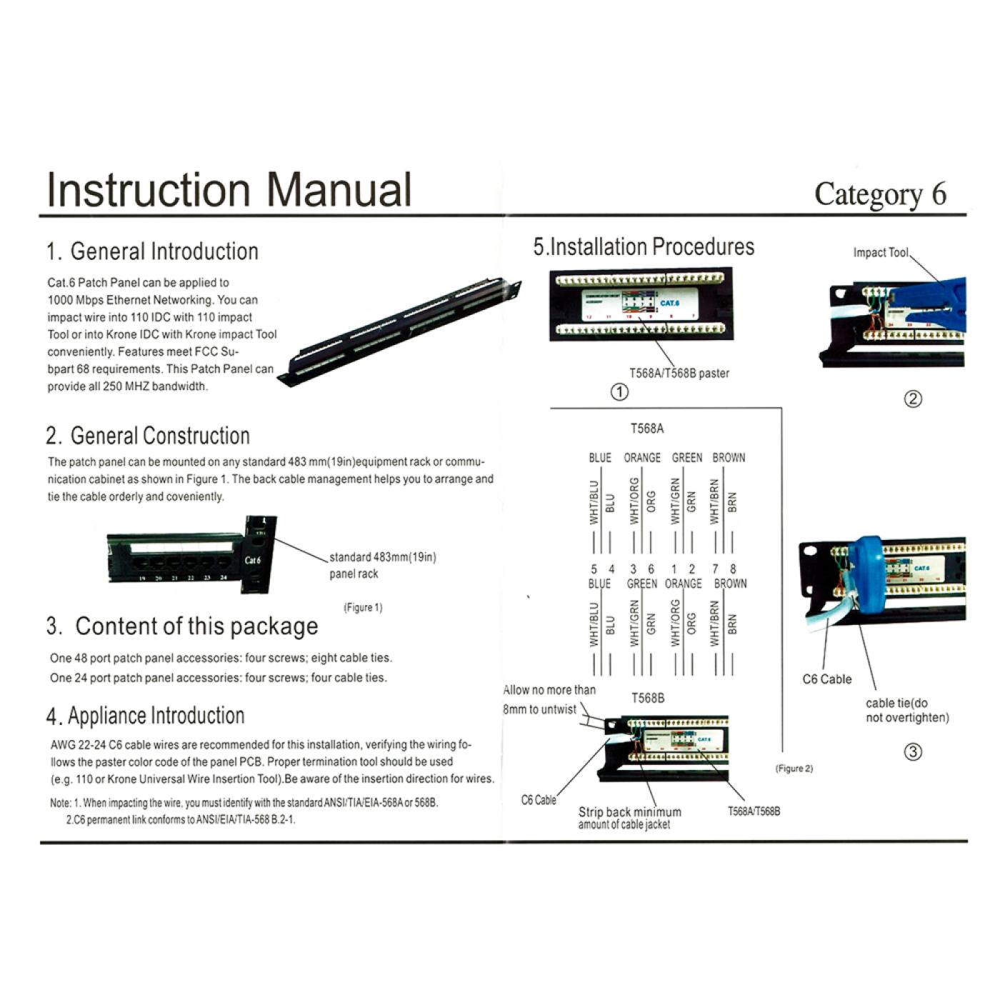 19" 24 Port Cat6 Patch Panel Dolu — 7