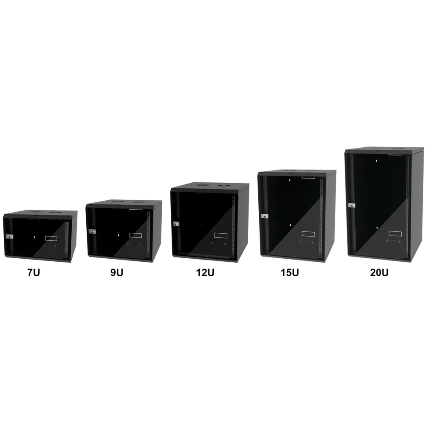 9U 19" 600mm Duvar Tipi Rack Kabinet — 8