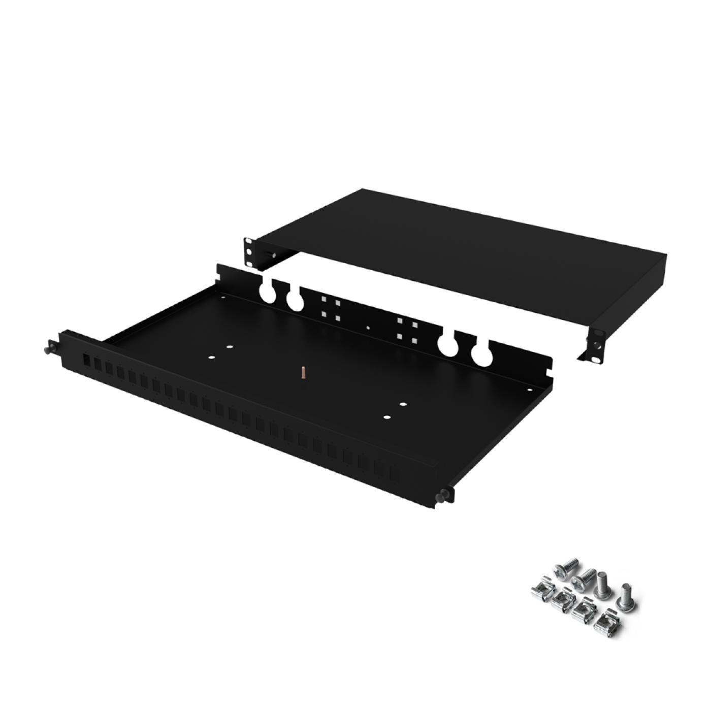 19" 1U 24 Port LC Duplex Fiber Optik Patch Panel(Boş) — 4