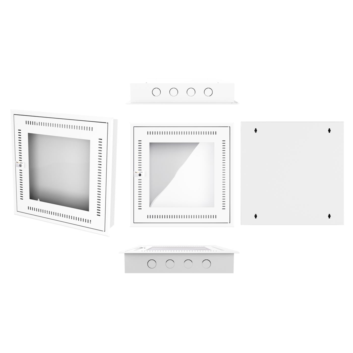 12U 600x120mm Duvar Tipi Sıva Altı FTTH Optik Ağ Sonlandırma Kabineti — 7