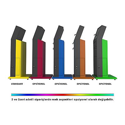 Dikili Tip Endüstriyel Bilgisayar Kabini RAL 1018P V.3 — 5