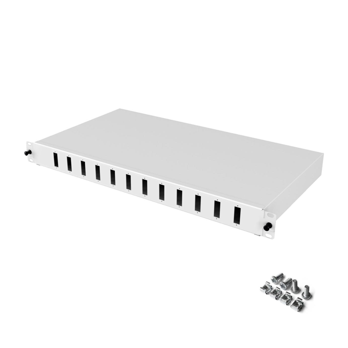 19" 1U 12 Port SC Duplex Fiber Optik Patch Panel Full(Dolu) — 2