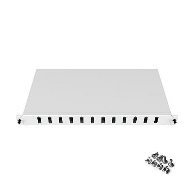 19" 1U 12 Port SC Duplex Fiber Optik Patch Panel Full(Dolu) — 3