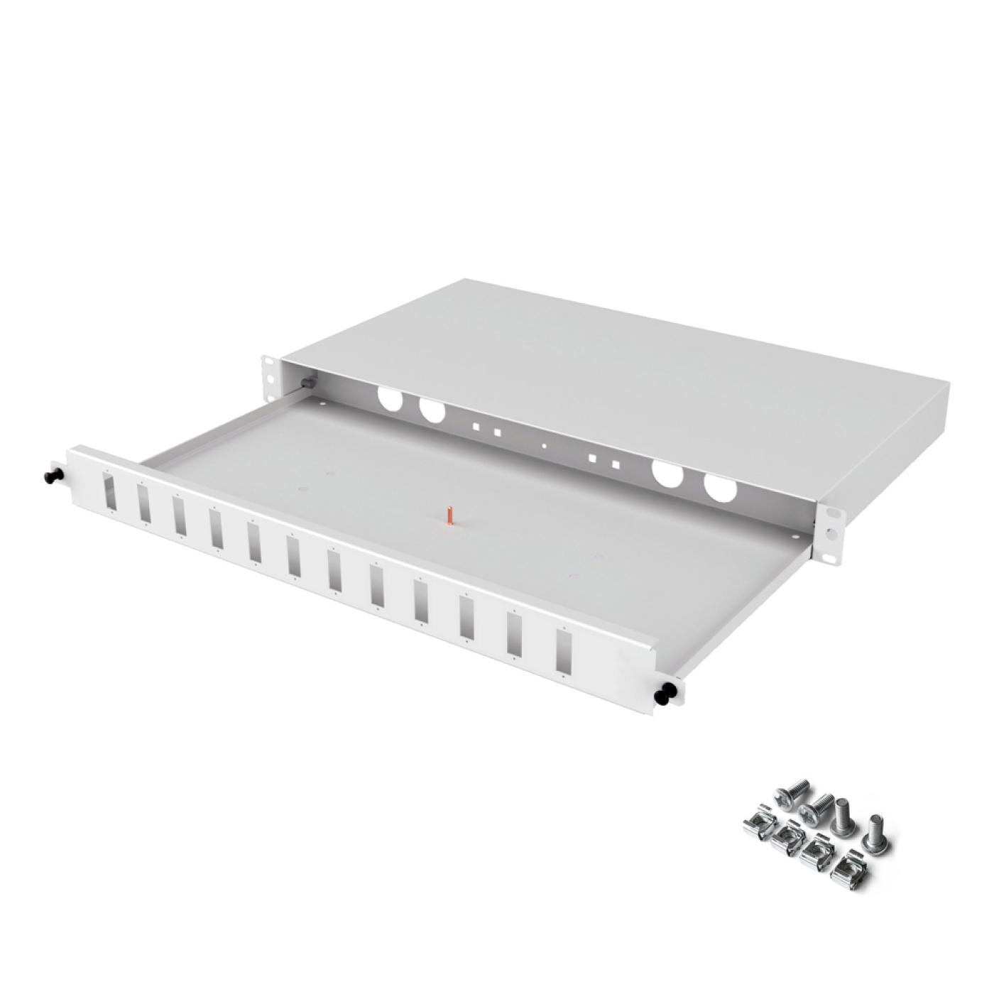 19" 1U 12 Port SC Duplex Fiber Optik Patch Panel Full(Dolu) — 4