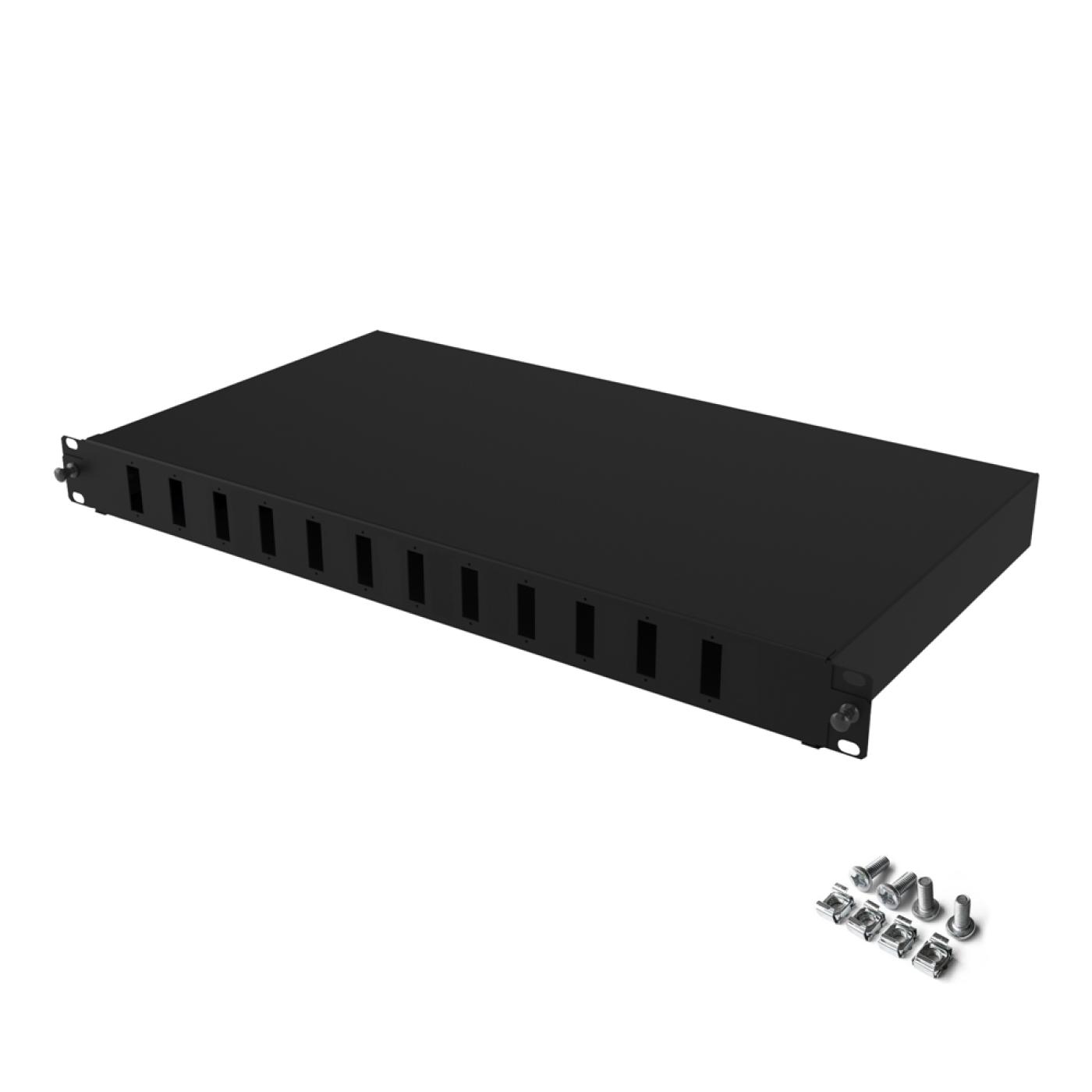 19" 1U 12 Port SC Duplex Fiber Optik Patch Panel Full(Dolu) — 7