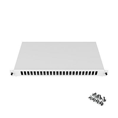 19" 1U 24 Port SC Duplex Fiber Optik Patch Panel Full(Dolu) — 3