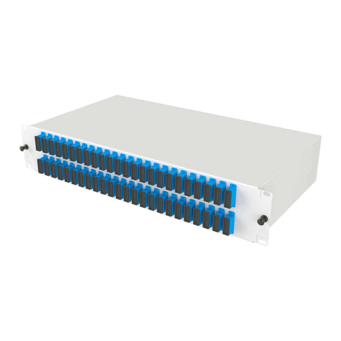 19" 2U 48 Port SC Duplex Fiber Optik Patch Panel Full(Dolu) — 2