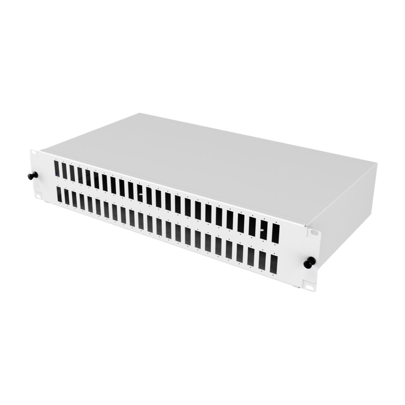 19" 2U 48 Port SC Duplex Fiber Optik Patch Panel Full(Dolu) — 3