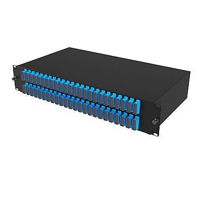 19" 2U 48 Port SC Duplex Fiber Optik Patch Panel Full(Dolu) — 6