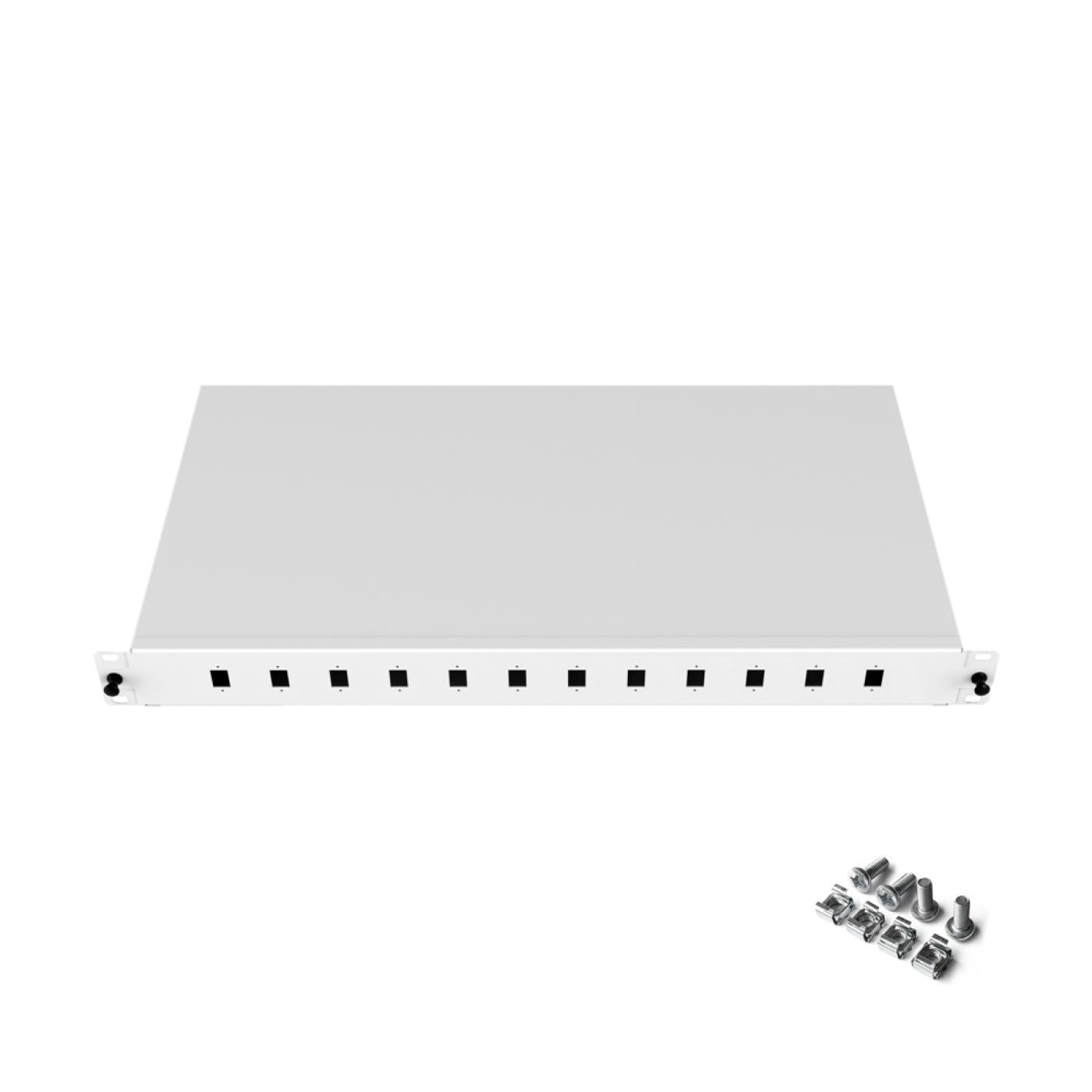 19" 1U 12 Port LC Duplex Fiber Optik Patch Panel Full(Dolu) — 3