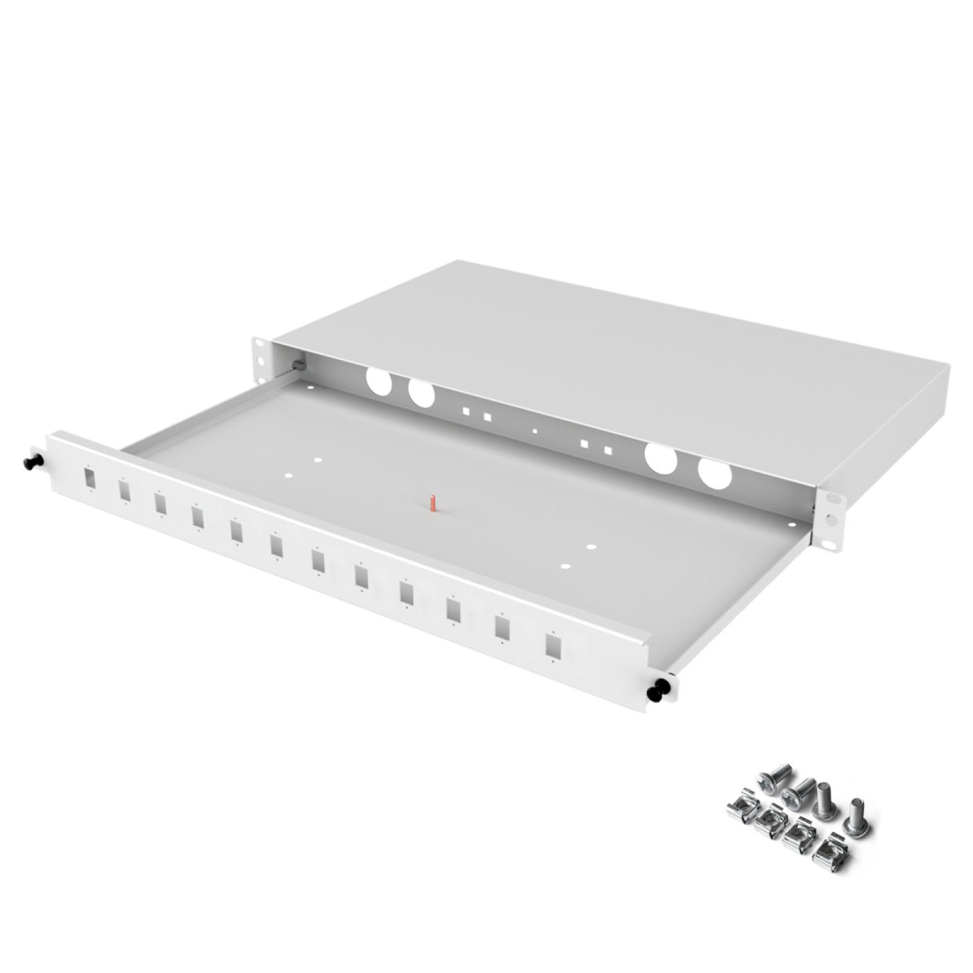 19" 1U 12 Port LC Duplex Fiber Optik Patch Panel Full(Dolu) — 4
