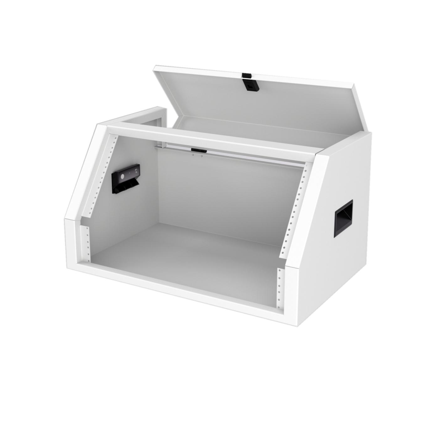 10U 19" Eğimli Sloping Panel Kontrol Kabini — 2