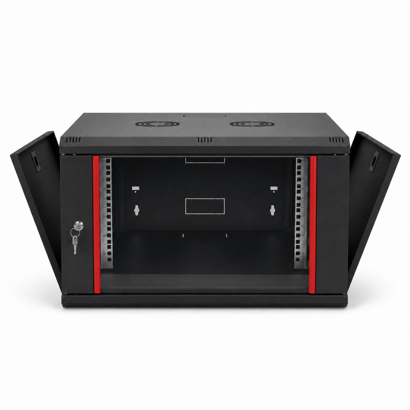 9U 19" 600mm Duvar Tipi Aptus Serisi Rack Kabinet — 5