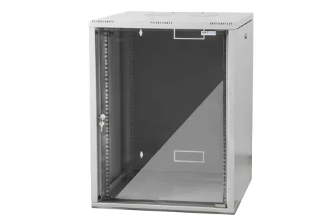 15U 19" 600mm Duvar Tipi Rack Kabinet Beyaz
