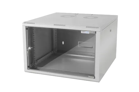 7U 19" 600mm Duvar Tipi Rack Kabinet Beyaz