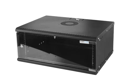 4U 19" 400mm Duvar Tipi Rack Kabinet